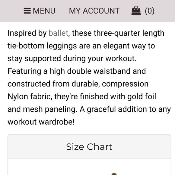 🩰 L’urv Attention Please Crop Leggings Blush 🩰 - Picture 7 of 7